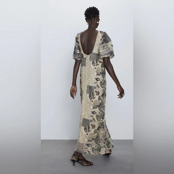 ZARA Limited Edition Sequin Dress - Picture 3 of 8